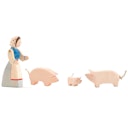Vorschaubild Figur Bäuerin 13,5 cm hoch