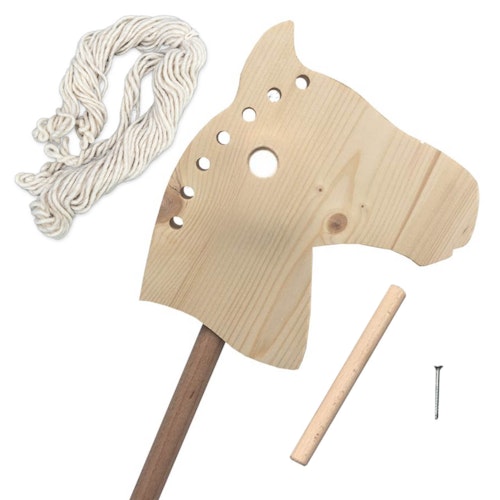 Steckenpferd Holz Einhorn