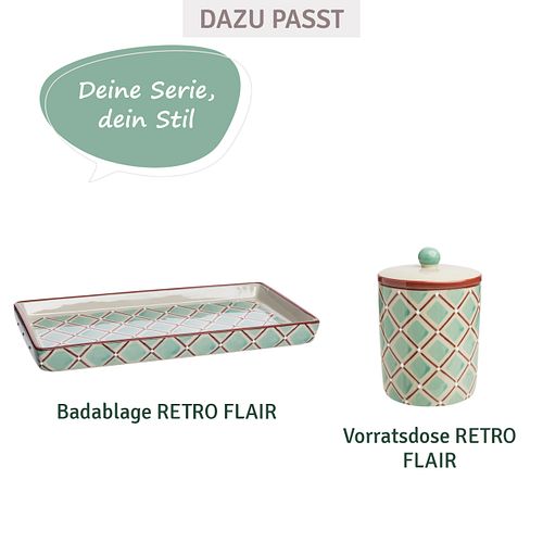 Badablage RETRO FLAIR für schöne Ordnung am Waschplatz