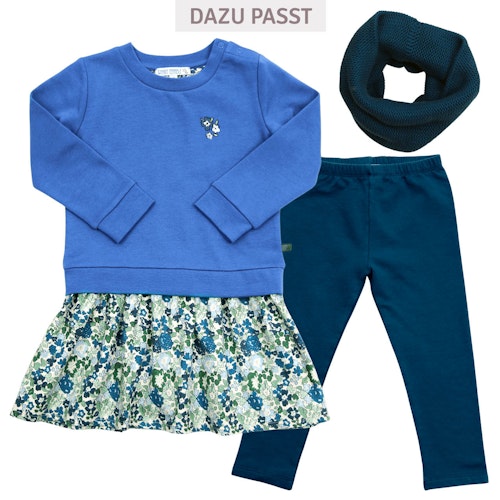 Sweatkleid mit Flanellpatch