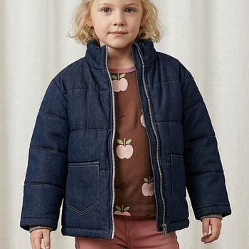 Cord Jacke Denim blau