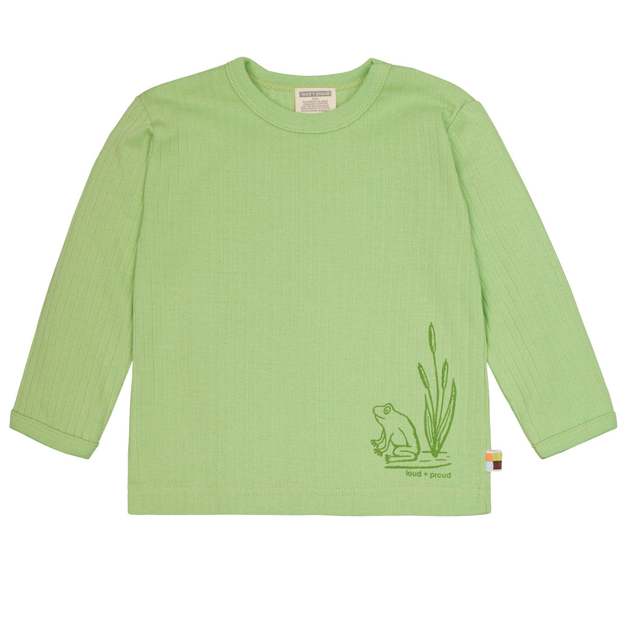 Weiches Langarmshirt Rippe