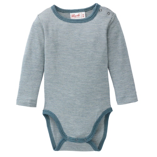 Wolle Seide Body langarm