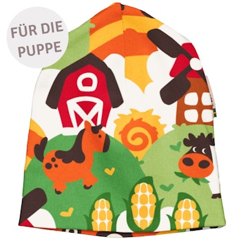 Puppenkleidung Beanie Farm grün