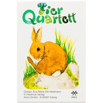 Tierquartett – Kinder Kartenspiel 4-99 Jahre