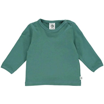 Dehnbares Basic Langarmshirt indigo