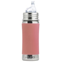 Pura kiki Edelstahl Trinklernflasche ab 6 M - altrosa
