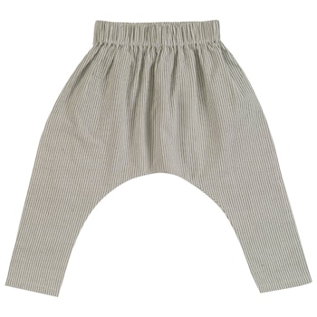 Leichte Hose Krepp-Gewebe grün