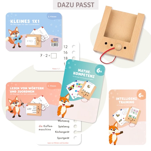 Kartensatz Intelligenz Training ab 6 Jahren (ohne Lochkasten)