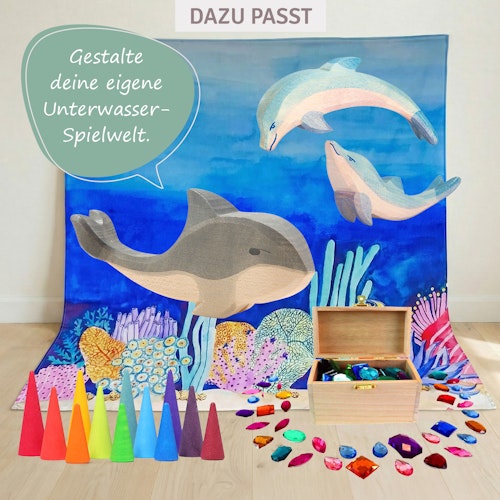 Wal Holzfigur 7,5 cm