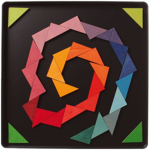 Magnetspiel Dreiecke Grimms, 64 Teile (16 x 16 cm)
