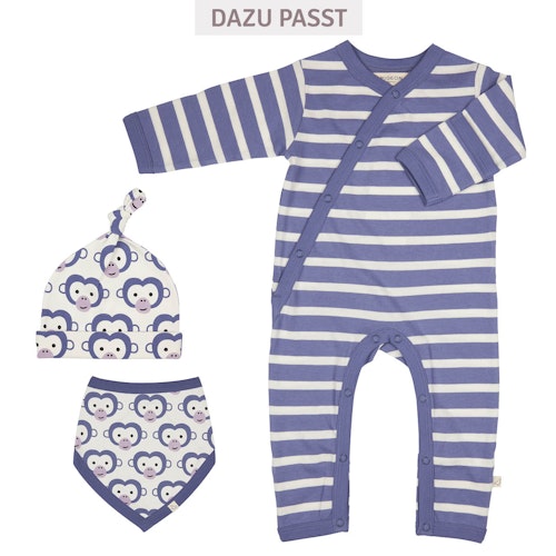 Babymütze Knoten Blumen Muster