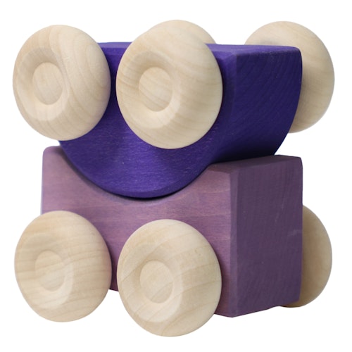 Stapelauto lila 2 Teile