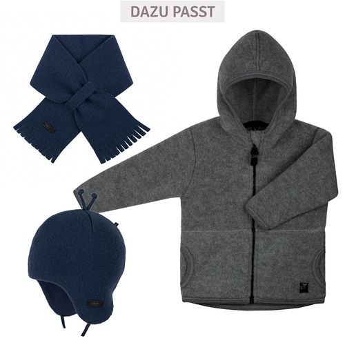 Jacke Pure Pure Fleece Schurwolle Kapuze