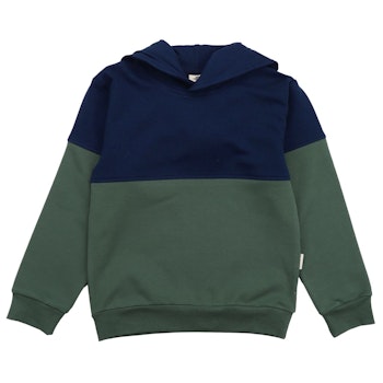 Hoodie Sweat blau grün