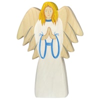 Holztiger Erzengel Holzfigur
