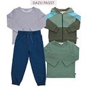 Vorschaubild Sweatjacke Colourblock grün
