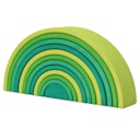 Vorschaubild Regenbogen gross Grimms wiesengrün 12 teilig 35,5 cm