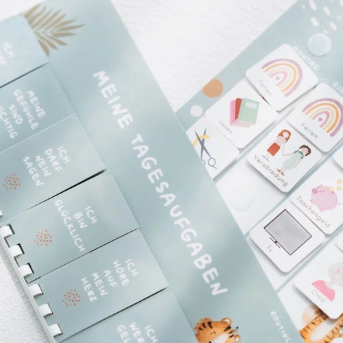 Tiger Wochenplaner mit Tagesaufgaben inkl. 525 Symbole