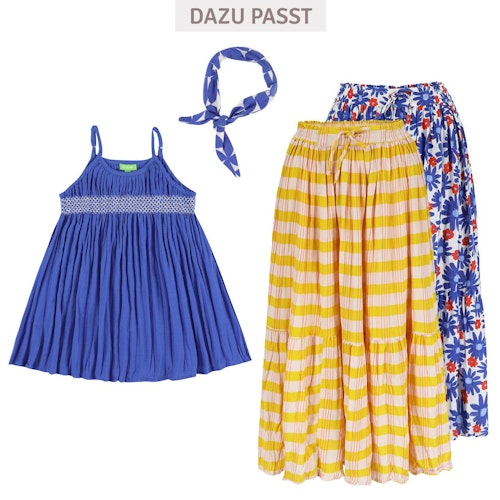 Sommer Kleid Musselin Spaghettiträger