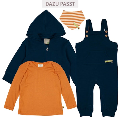 Strukturierter Strampler Querrippe