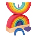 Vorschaubild Steckturm Regenbogen, doppelte Bögen, 14-teilig