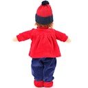 Vorschaubild Puppenkleidung: Winterset rot/blau