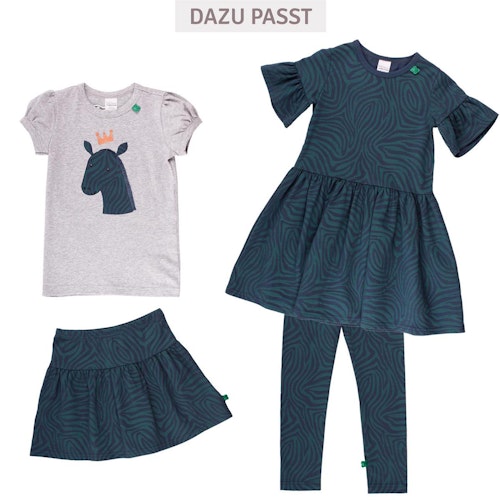 Mädchen Shirt kurzarm Puffärmel Einhorn