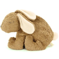 Hase beige braun Kuscheltier & Wärmekissen Traubenkerne