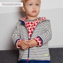 Vorschaubild Wendejacke Kapuze Ringel