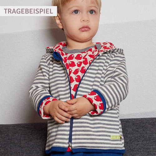 Wendejacke Kapuze Ringel