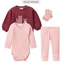 Vorschaubild Wickelbody People Wear Organic langarm Bio-Baumwolle