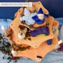 Vorschaubild Jahreszeitenständer 3 Etagen höhenverstellbar 60 cm (ohne Dekoration)