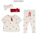 Vorschaubild Baby T-Shirt Puffärmelchen komplett elastisch