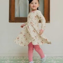 Vorschaubild Flatterkleid langarm