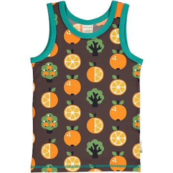 Unterhemd Orangen braun