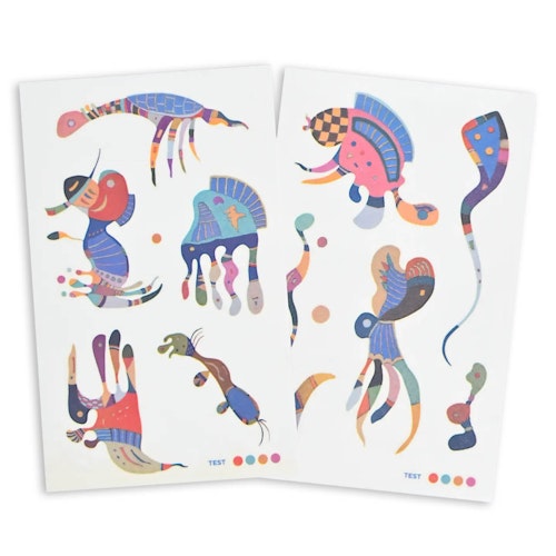 Kindertattoos Kunst Kandinsky