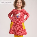 Vorschaubild Langarmkleid Pippi Langstrumpf