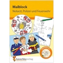 Vorschaubild Malblock für Kinder ab 5 Jahre Polizei & Feuerwehr