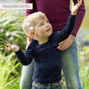 Vorschaubild Wolle Seide Kinder Langarmshirt