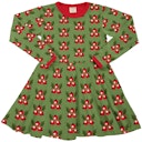 Vorschaubild Langarm Flatterkleid Weihnachtself