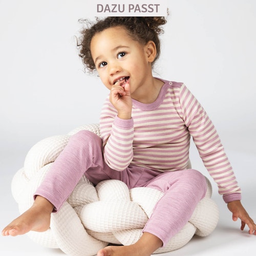 100% Wolle Baby Leggings uni
