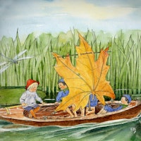 Toverlux Silhouette Elsa Beskow - Peter im Blaubeerland