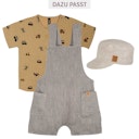 Vorschaubild Luftig, lockere Latzhose Leinen