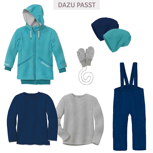 Kinder Strick-Beanie Schurwolle