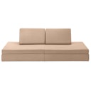 Vorschaubild Funzy Spielsofa 4-teilig Dunkelbeige