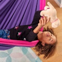 Vorschaubild Bio Kinderhängematte Lilly lila ab 3 - 12 Jahre