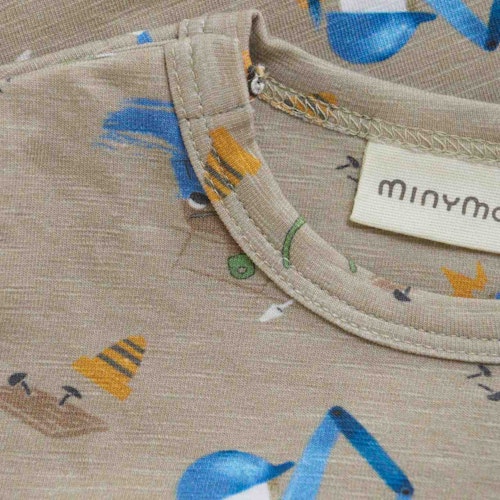 Leichtes Shirt langarm Baustellenfahrzeuge