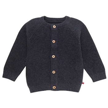 Weicher Cardigan Knopfleiste anthrazit