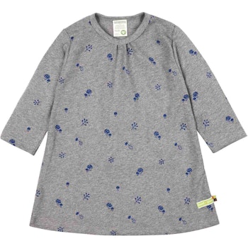 Jaquard Kleid langarm lila